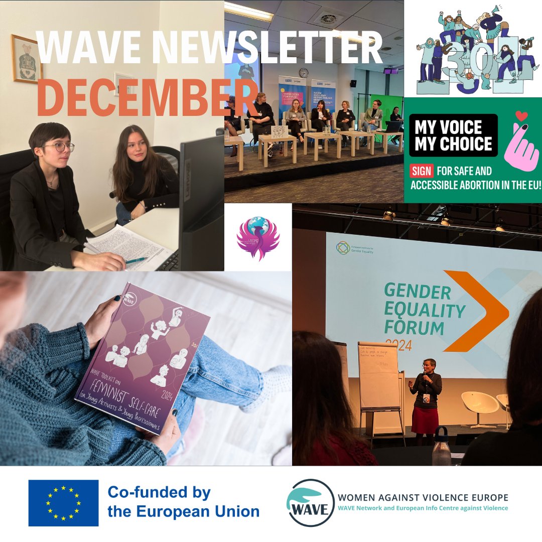 Our final #WAVEnewsletter of 2024 is here! Dive into key happenings within and beyond WAVE from December , with a focus on preventing and addressing violence against women and girls across Europe. Subscribe now: wave-network.org/#newsletter
#endVAWG

*Archive: wave-network.org/wave-newslette…