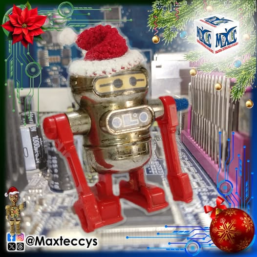 MaXTeCCyS's tweet photo. ❄ 🎄 🎅 #FelicesFiestas #FelicesFiestasDecembrinas
💻 #maxteccys #maxteccomputacionyservicio 🖥️ #circuito ⏚ #circuits 📱#tarjetaelectronica ⏛ 💾 #computador #computadora #tarjeta #tarjetamadre #tarjetaelectronica #CDMX #EDOMEX #Mexico #MX 🇲🇽 #Robot #robotito #droide #Droid https://t.co/ooRGNKZryg