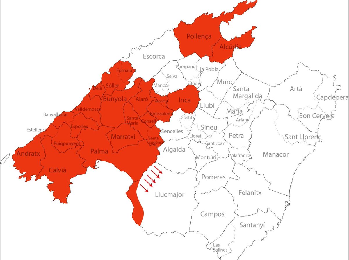 El que sospitava: la ela bleda ja ha avançat fins a Inca