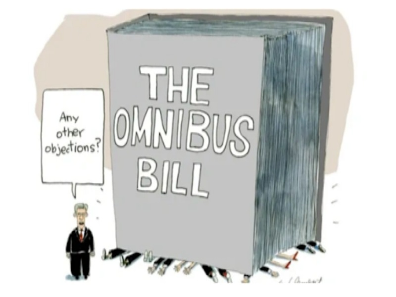 MarioNawfal's tweet image. 🇺🇸WTF IS AN OMNIBUS, AND WHY IS CONGRESS USING IT TO RUIN CHRISTMAS?

An omnibus bill is Congress’s sneaky way of bundling a ton of unrelated stuff into one giant package. It’s like cramming all your holiday leftovers—good and bad—into one sandwich and forcing everyone to eat it.…