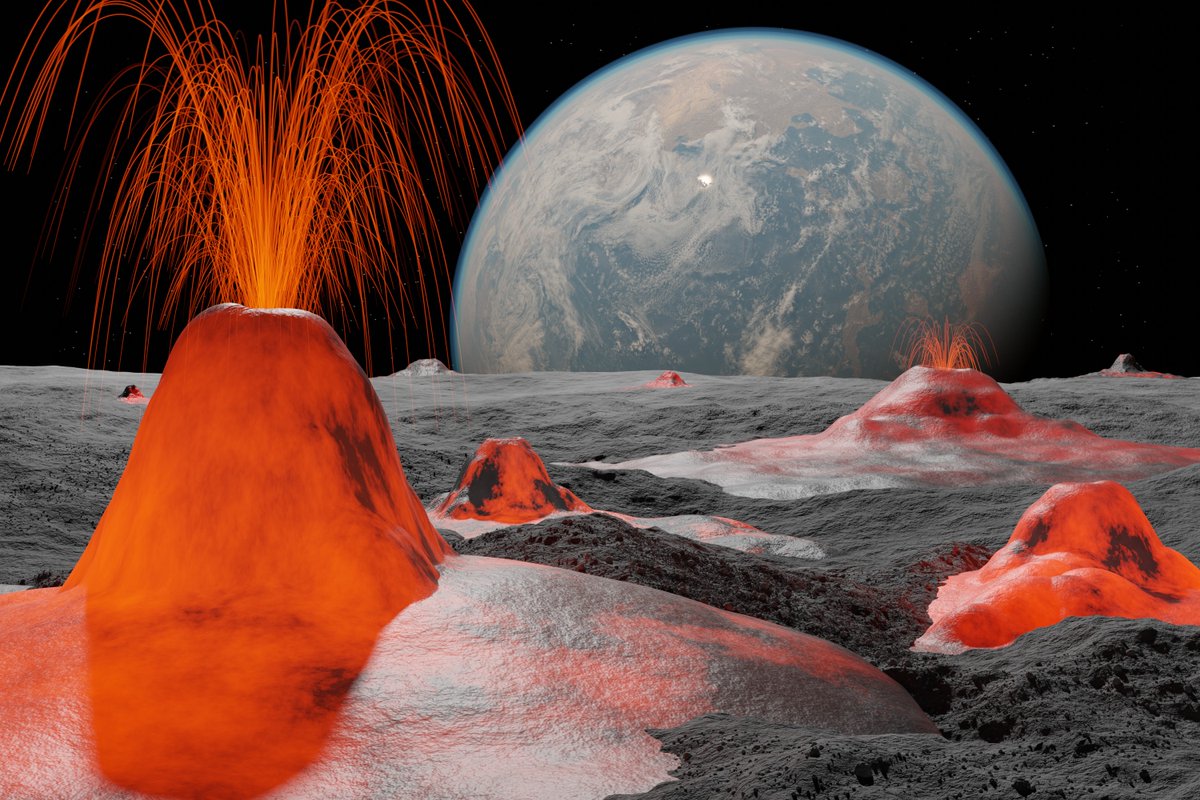 Millions of years after formation, the Moon’s immense volcanic activity reheated its crust. As scientists from <a href="/ucsantacruz/">UC Santa Cruz</a>, #MPSGoettingen and <a href="/cdf1530/">Collège de France</a> argue today in <a href="/Nature/">nature</a>, the Moon is at least 4.43 billion years old, but its crust is younger. More: mps.mpg.de/old-moon-with-…