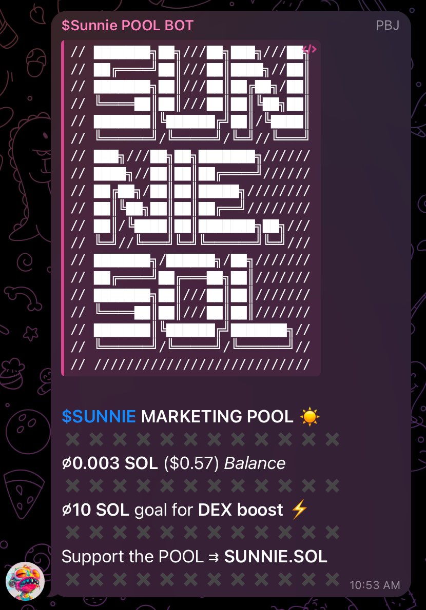 SunnieOnSOL's tweet photo. ⌀0.003 SOL ($0.57) 💪
Trenches no more. $SUNNIE

RT 🔔 Drop. Wallet. $SOL
Members Only https://t.co/i607zNIbPE https://t.co/bOxJWNaxLF