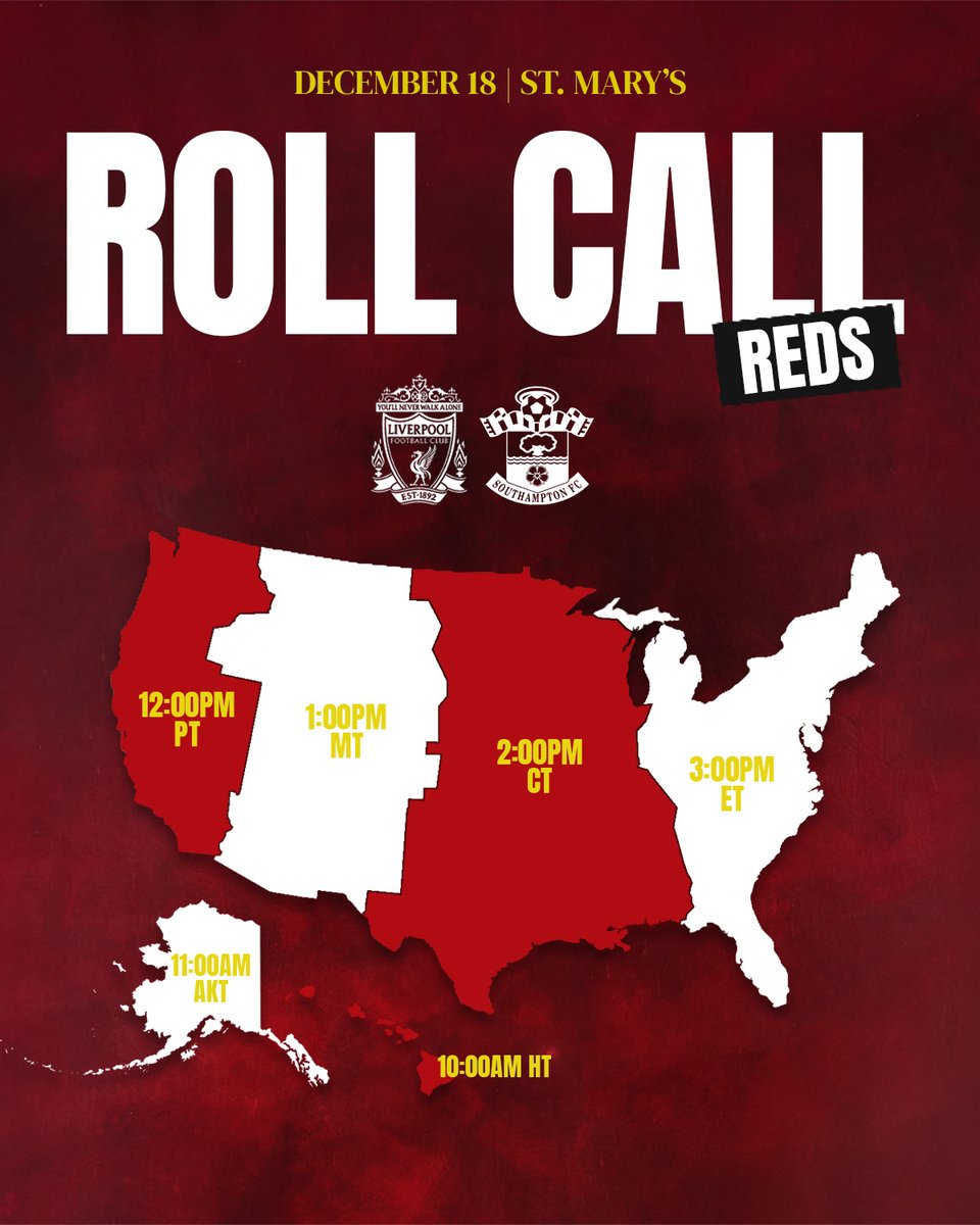 LFCUSA's tweet image. 🗣️ ROOOOOOOOOOOOOLL CALL, REDS

We've got mid-week cup action today! Where is everyone watching #SOULIV from?