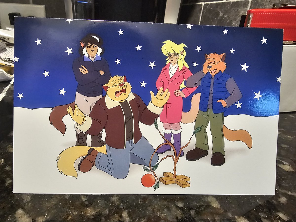 RedMackenzie88's tweet photo. It's a couple of days after the 15th, so yay! I can finally post these. @MadameFluffy and @NeeKnight both did a great job this year on the card! Thank you @TheSWATKats for doing this year after year! Awesome, as always! https://t.co/nb7EiNYMd3