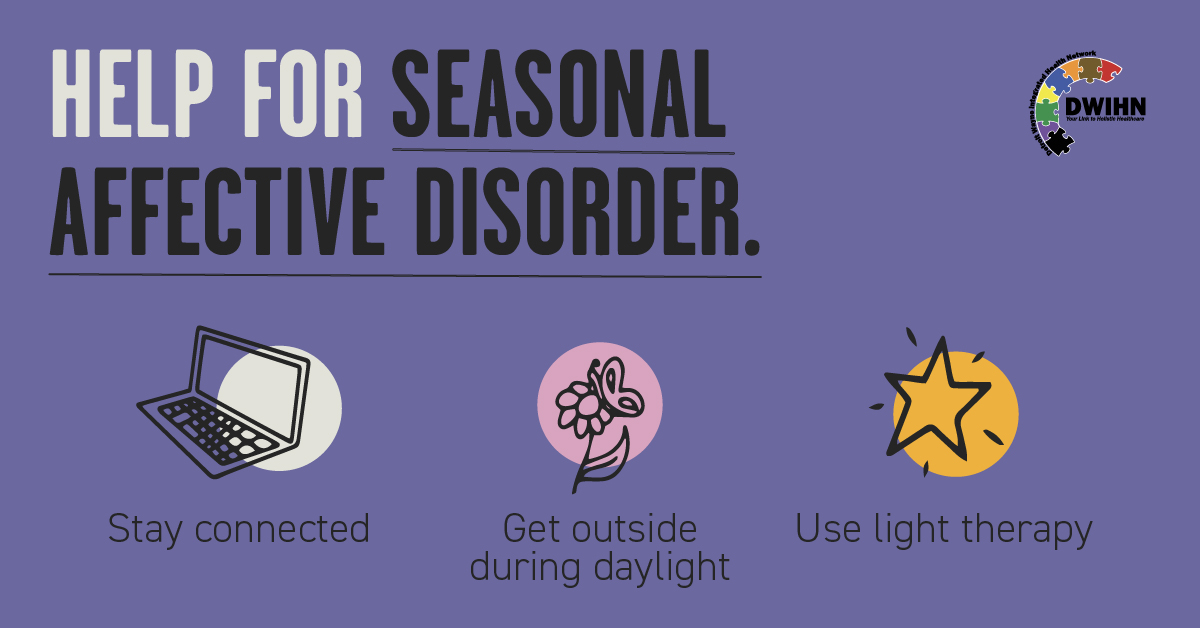 DetroitWayneIHN's tweet photo. December is National Seasonal Affective Disorder (SAD) Awareness Month. For some, winter brings more than a chill. If you’re struggling, try light therapy, getting outside, or reaching out for support.
#SADAwareness #SeasonalDepression https://t.co/xoxYGCKlu4