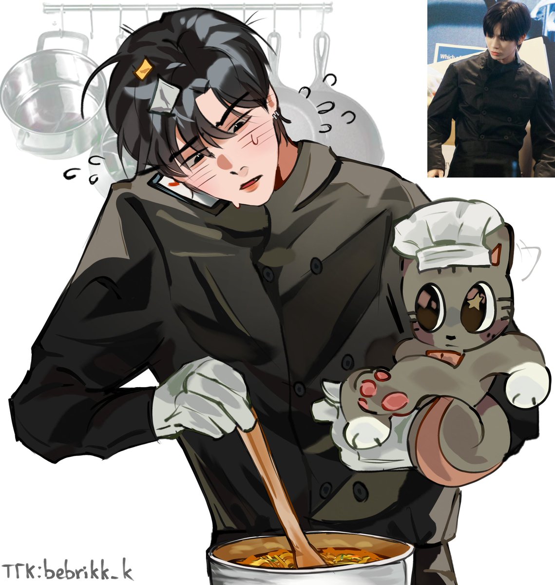 👨🏻‍🍳🍜 #태현 #TAEHYUN #TXTfanart #PPULBATUfanart