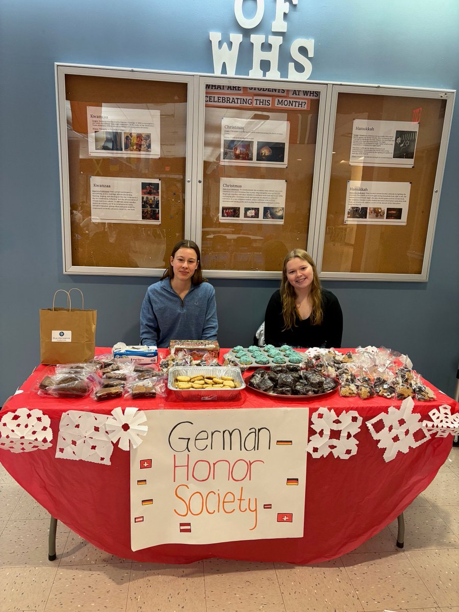 FrauHiggins's tweet photo. Successful German class gingerbread house competition and Wintermarkt! @wilton_warriors https://t.co/cTHeX0UhLi
