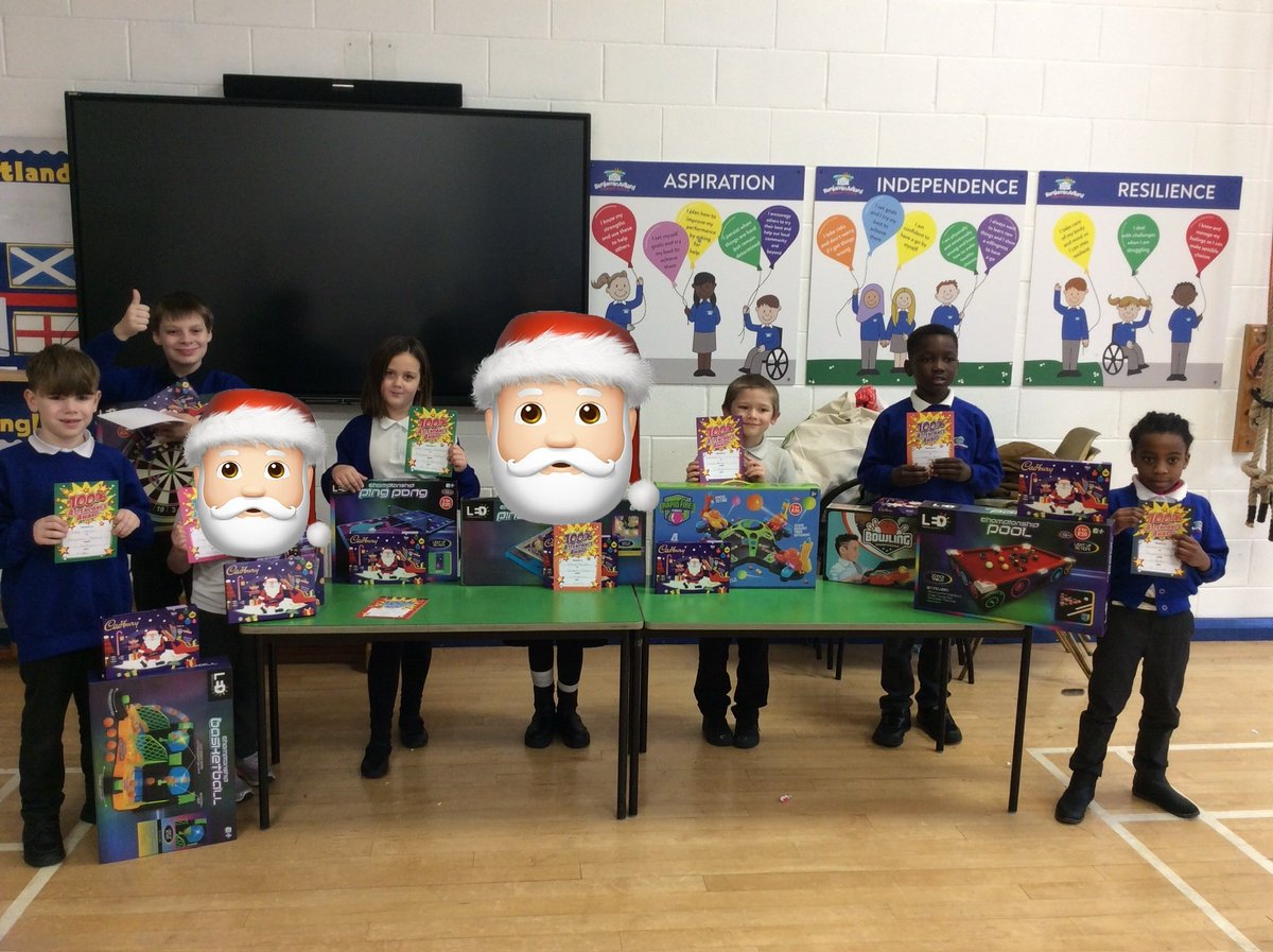 A huge well done to our 100% attendance winners for the term. Thank you to <a href="/wefcoLtd/">Wefco</a> for donating the prizes. We start fresh next term so that everyone has the chance to win at Easter! #beintowin