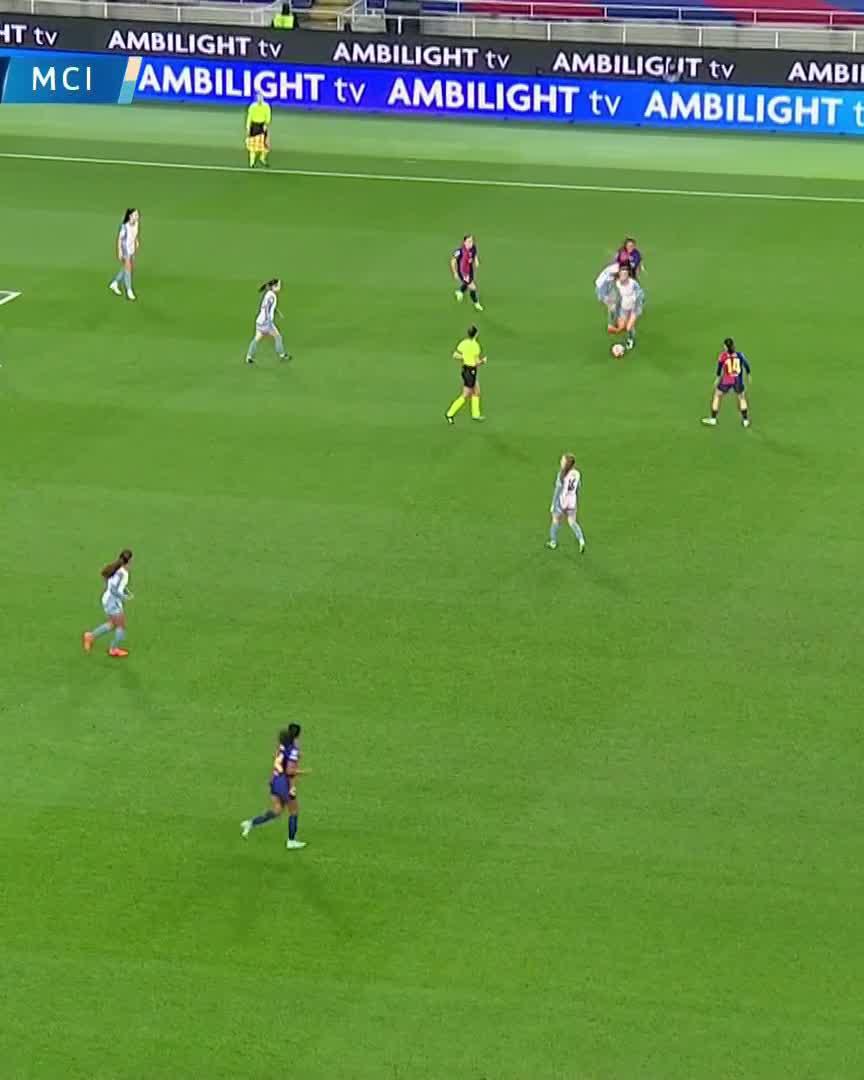 ⚡ ALEXIA MAKING HER PRESENCE FELT ALMOST INSTANTLY!She just came onto the pitch and her goal puts Barcelona 3-0 up against Manchester City.Watch live for free on DAZN ▶️  #UWCL