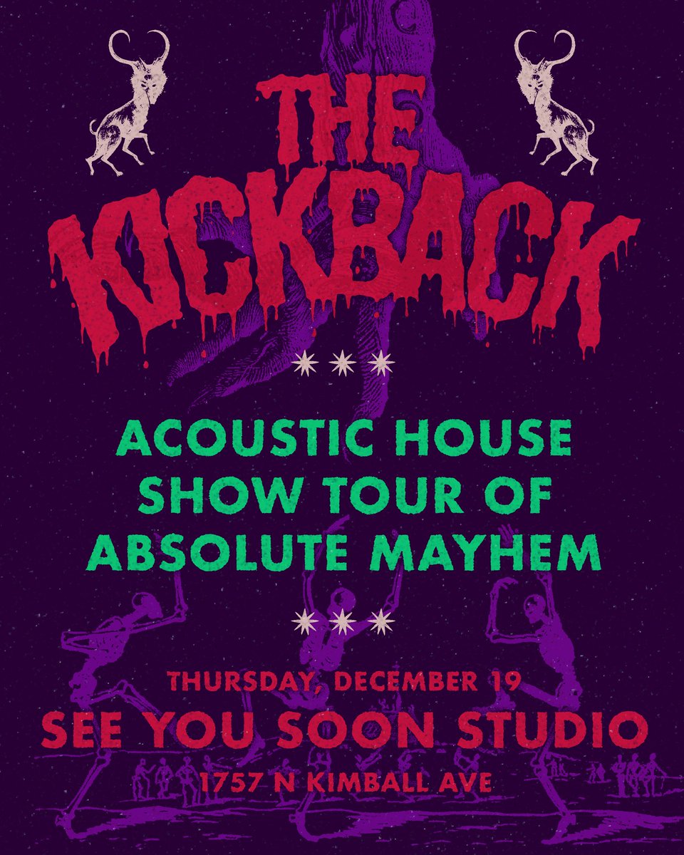 Chicago. Tomorrow. Pay what you want. BYOB. Let’s go.