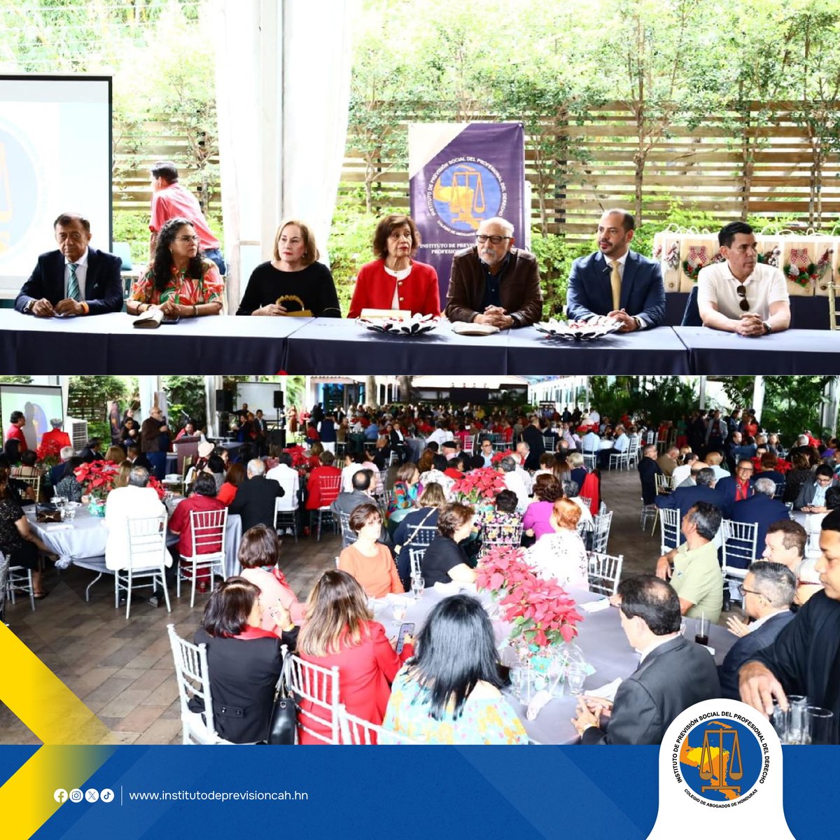 IPSPDHonduras's tweet photo. #IPSPD Con mucha alegría y en un ambiente fraterno el presidente del IPSPD Abg. Gustavo Rafael Solórzano  dio la bienvenida a los jubilados de Tegucigalpa en el almuerzo navideño 2024. https://t.co/Axu4S8nkfB