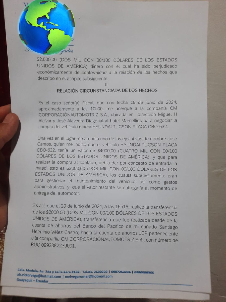 KatiraMeza's tweet photo. @DEFENSORIAEC @PoliciaEcuador @SRIoficialEc @DanielNoboaOk señores esta gente siguen estafando se cambiaron de lugar aun no me devuelven los 2000 qué pague y siguen como si nada ya existen varias denuncias y la @PoliciaEcuador no hace nada queremos nuestros dinero de vuelta https://t.co/a0p6xPCSL4