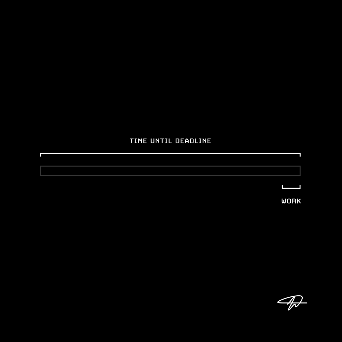 Deadline by <a href="/jackbutcher/">.....:!</a> 

I worked as a designer for many years before joining crypto and this is really how it goes down hehe. 

Thank you <a href="/resonance_lab/">Resonance Labs</a>/<a href="/mondoggg/">Mondoggg</a> for this awesome piece.