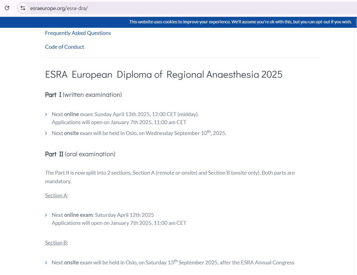 Peter Merjavy 🇺🇦  (@petermerjavy) on Twitter photo New dates for ESRA-DRA Part-1 and Part-2A exams are out now. Registrations will open on Tuesday 7th January 2025 secure your spot early to avoid disappointment New dates for ESRA-DRA Part-1 and Part-2A exams are out now. Registrations will open on Tuesday 7th January 2025 secure your spot early to avoid disappointment