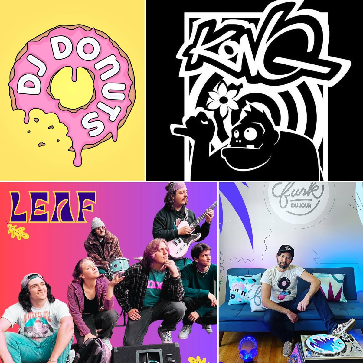 MORE BIG NEWS! We'd like to give a warm welcome to the amazing support acts for our next tour!  LEAF will be kicking things off in Portland, as well as KONG and DJ DONUTS in Boston and Funk Du Jour in Brooklyn! The 3 night run is less than a month away, get your tickets today!
