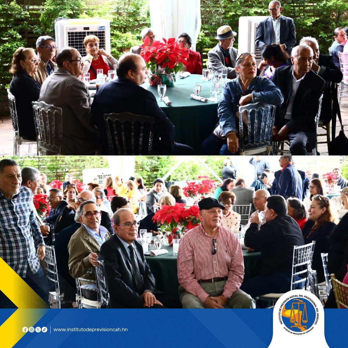 IPSPDHonduras's tweet photo. #IPSPD Con mucha alegría y en un ambiente fraterno el presidente del IPSPD Abg. Gustavo Rafael Solórzano  dio la bienvenida a los jubilados de Tegucigalpa en el almuerzo navideño 2024. https://t.co/jCJZJU8N37