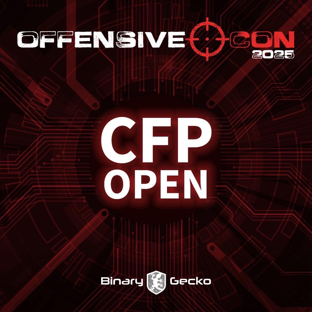 #Offensivecon25 Let’s go!