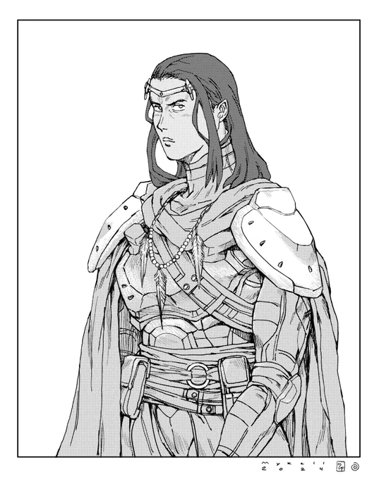 Moa Nakamoto - one of the character portrait Illustrations I've done for @zeo_genesis developed by Best Hobby Games 