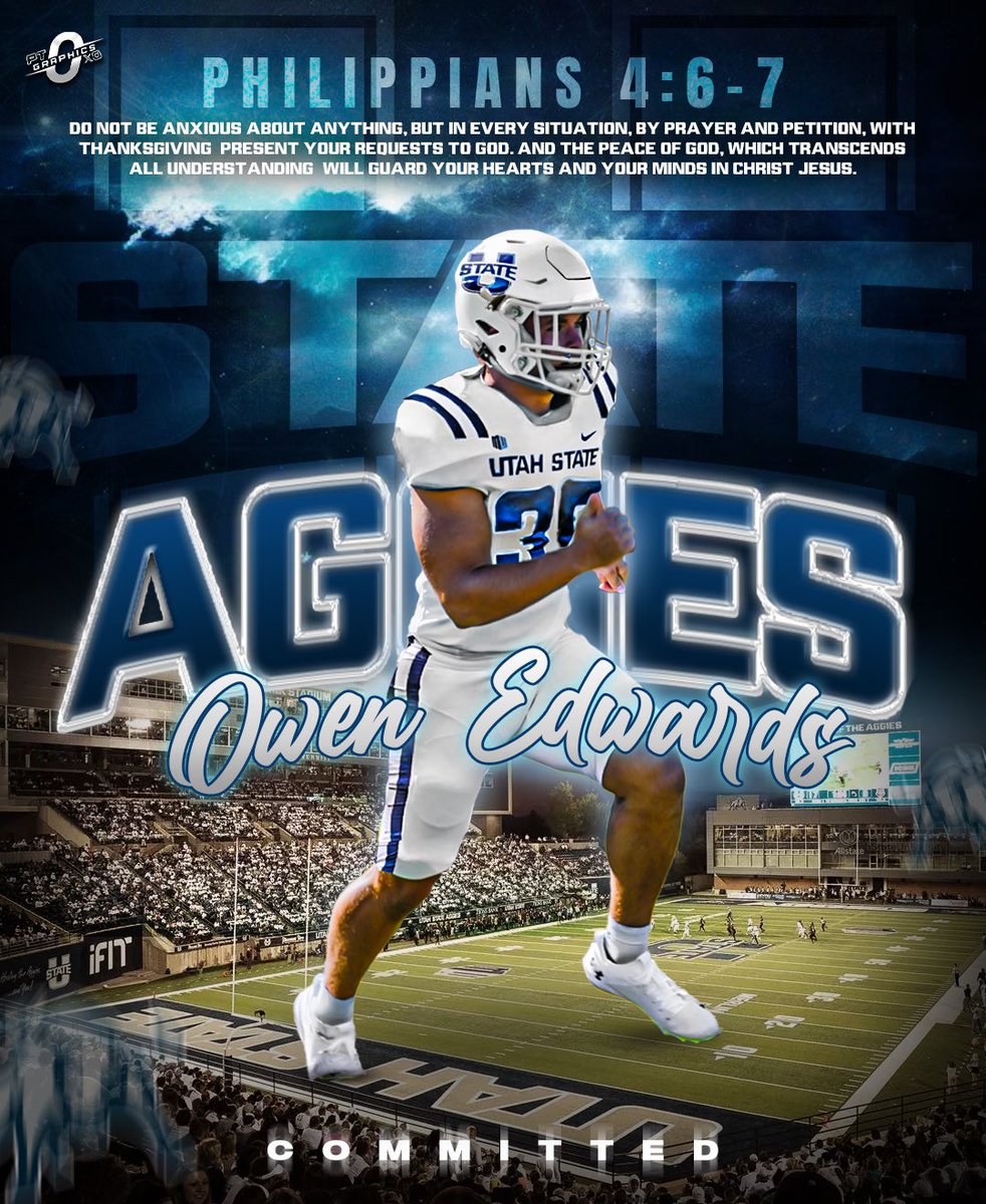 Thank you Jesus!! After a great visit and conversation with <a href="/IcemanCoaching/">𝘾𝙤𝙖𝙘𝙝 𝘽𝙧𝙚𝙩𝙩 𝘼𝙧𝙠𝙚𝙡𝙞𝙖𝙣❄️</a> I’m blessed to announce I’ve received an offer and committed to Utah State! 
Let’s work! AGTG