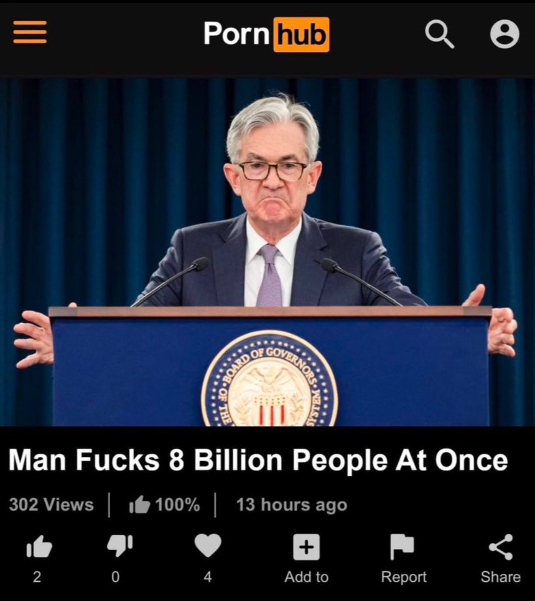 CarlBMenger's tweet image. Fuck your puts, fuck your calls, Jay Powell has you by the balls.