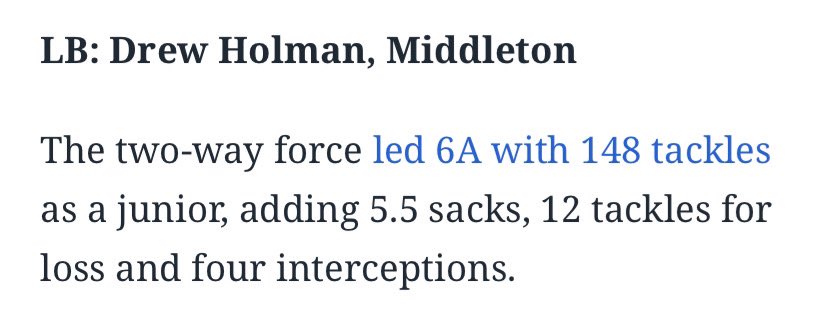 Drew Holman (@drewholman27) on Twitter photo Blessed to be named first team All-State as a Junior! Thank you for the write up <a href="/IdahoStatesman/">Idaho Statesman</a> Blessed to be named first team All-State as a Junior! Thank you for the write up <a href="/IdahoStatesman/">Idaho Statesman</a>