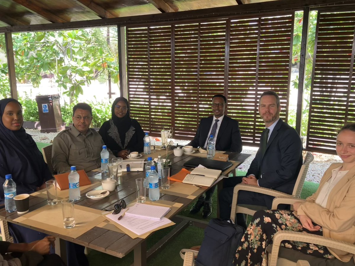 FranceinSomalia's tweet photo. As Somalia is about to enter the UN Security Council🇺🇳 on Jan 1st, 2025, 🇫🇷and 🇸🇴discussed a broad range of international peace and security issues, and exchanged views on how to make multilateralism more effective. 
Let’s continue this work together from #Mogadishu to NY ! https://t.co/A5E6INu03n