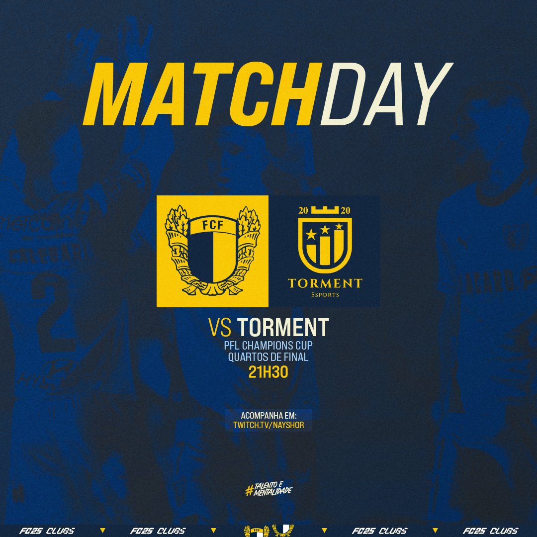 Não paramos no Clubs! Hoje voltamos às grandes decisões, desta vez com os quartos de final da <a href="/OfficialPFL_/">PFL</a> Champions Cup 💪

🆚 <a href="/ES_Torment/">Torment</a> 
⌚️ 21h30
📺 twitch.tv/nayshor

#talentoementalidade ⚪️🔵