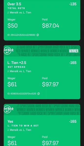 WraniumBets's tweet photo. Slow sports day...

@boebets still cooking on some early tennis 🧑‍🍳

All plays 👉 https://t.co/udRR7shjxl https://t.co/SOJdH4nRr0