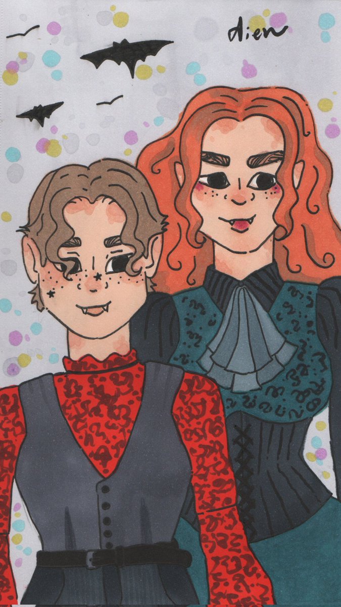 fairiesandcats's tweet photo. Drew this while watching the finale with @StellaMoooon, it's our lil shadows persona, I still dunno what they do in the shadows, but we sure do a lot of being sad and being gay.
#fxshadows #wwdits https://t.co/7VbDbQYM6Z