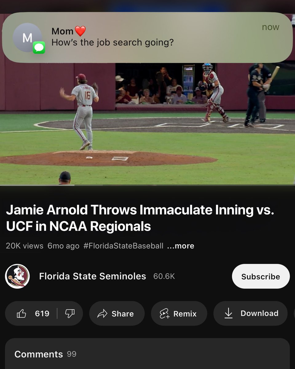 FSUBaseball's tweet photo. No comment 😳 https://t.co/K0phkU9zZx