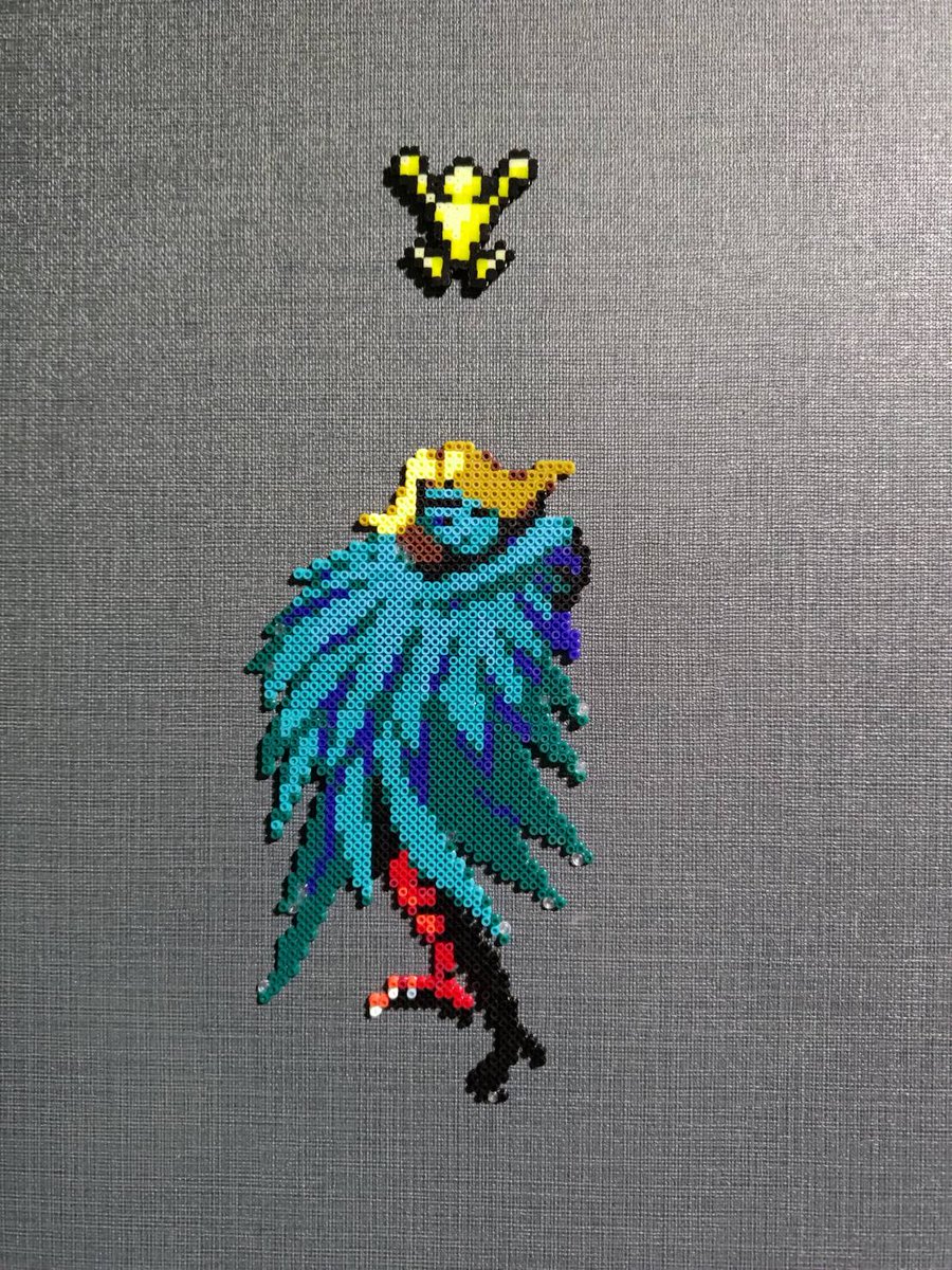macossa_7th's tweet photo. 今回の日めくりアイロンビーズ悪魔。
本日は『妖鳥:ケライノー』を紹介します。
チャララー。
#真・女神転生 #女神転生 #SMTII #shinmegamitensei #megaten #メガテン #妖鳥 #ケライノー #Celaeno #アイロンビーズ #日めくりアイロンビーズ悪魔 https://t.co/SJ4V5evSDc