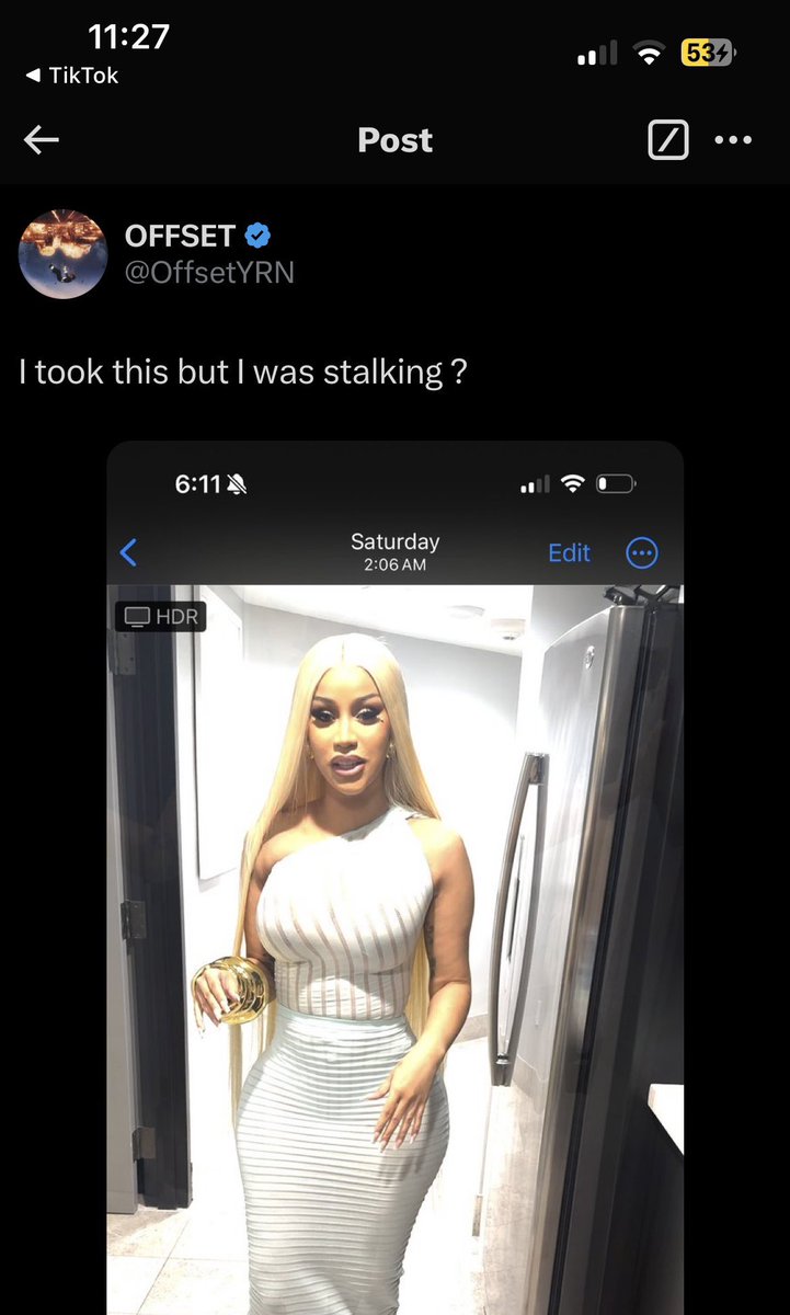 shoota17128661's tweet photo. @iamcardib Please stfu 🤣🤡 https://t.co/tCMaUiPDw6