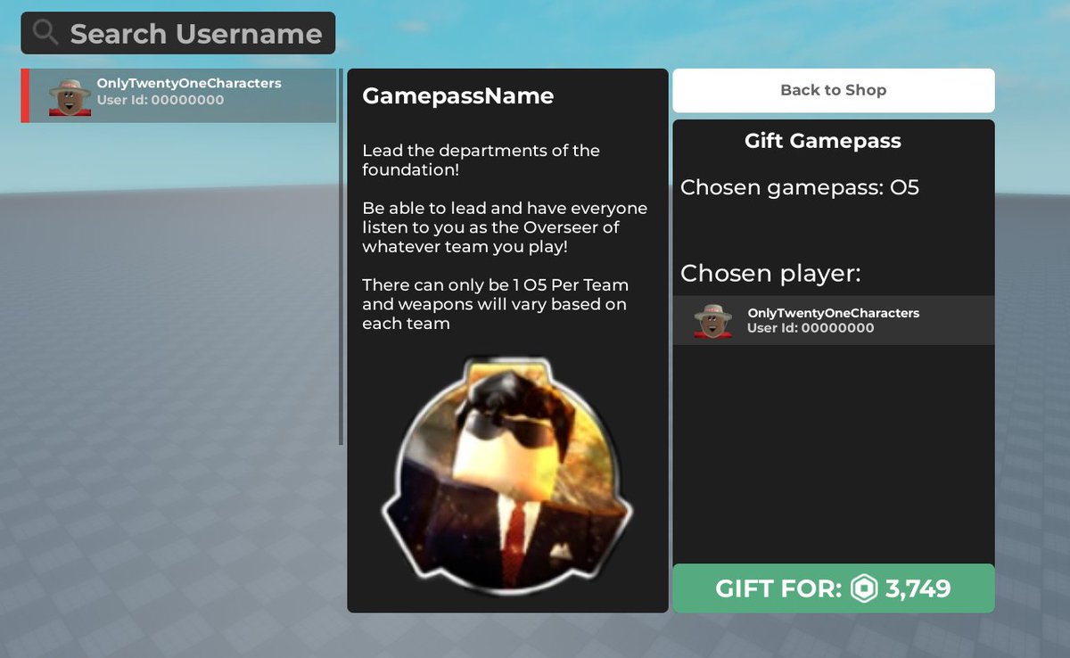 AethereusStudio's tweet photo. Gamepass gifting system soon 🔜🎁
#SCP #RobloxDev #RobloxGames #AREA #Area39 #Marketing #Advertising #ROBLOX https://t.co/f9KTqEtT8R