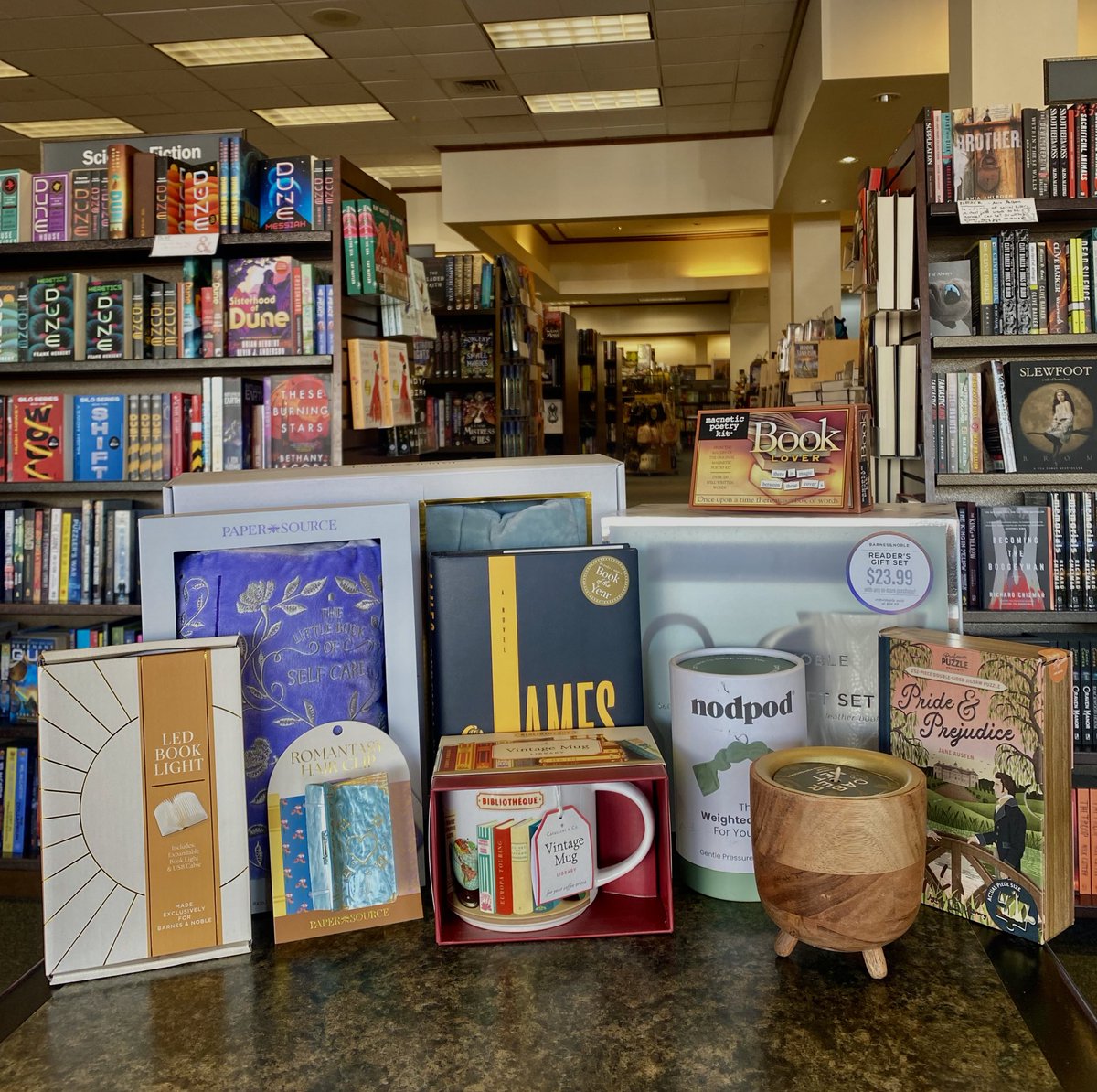 BN_Orem's tweet image. Need any last minute gifts for the book lovers in your life? We have so many things to choose from that would be perfect:) Come stop by while you still can!!📚
-
-
#bnorem #bn236 #barnesandnoble #books #booklover #reader #christmas #giftideas #gifts