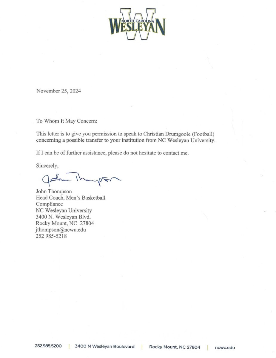 Christian Drumgoole (@__chris_11) on Twitter photo Officially in the transfer portal with 2 years of eligibility 
Freshmen 
2nd Team All-Conference 
Stats 
8 Games 47 Receptions 552 Yards 
2 Touchdowns
Sophomore
1st Team All-Conference
2nd Team All-Region 
D3 Team of The Week
Stats
10 games 69 Receptions 1130 Yards 
8 Touchdowns Officially in the transfer portal with 2 years of eligibility 
Freshmen 
2nd Team All-Conference 
Stats 
8 Games 47 Receptions 552 Yards 
2 Touchdowns
Sophomore
1st Team All-Conference
2nd Team All-Region 
D3 Team of The Week
Stats
10 games 69 Receptions 1130 Yards 
8 Touchdowns