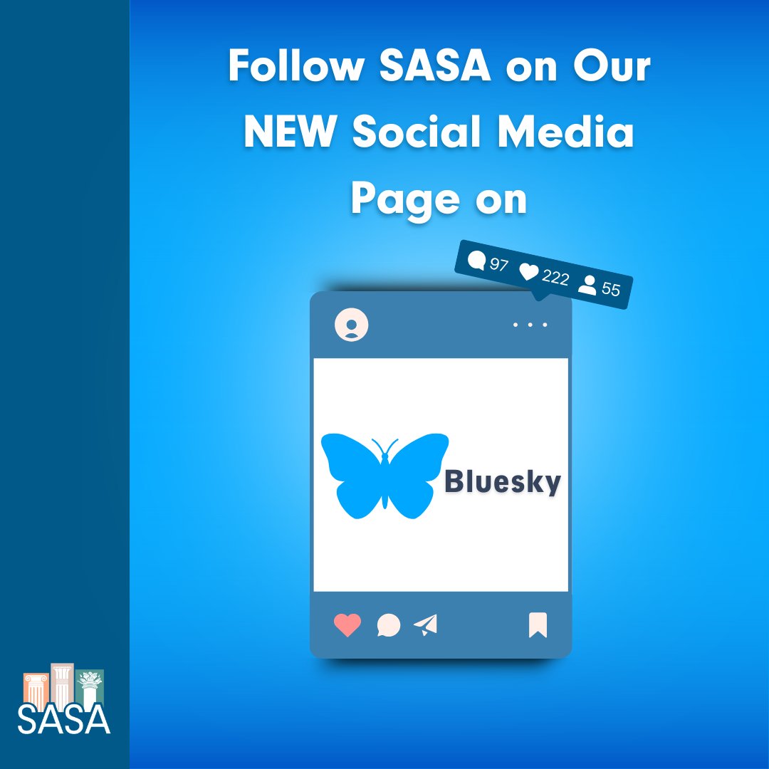📍🆕Stay up-to-date with all of our content, news, and updates by following our new page on Bluesky Social! (@saveancientstudies.bsky.social)

📎Follow #SASA here: bsky.app/profile/savean… 

#Connect