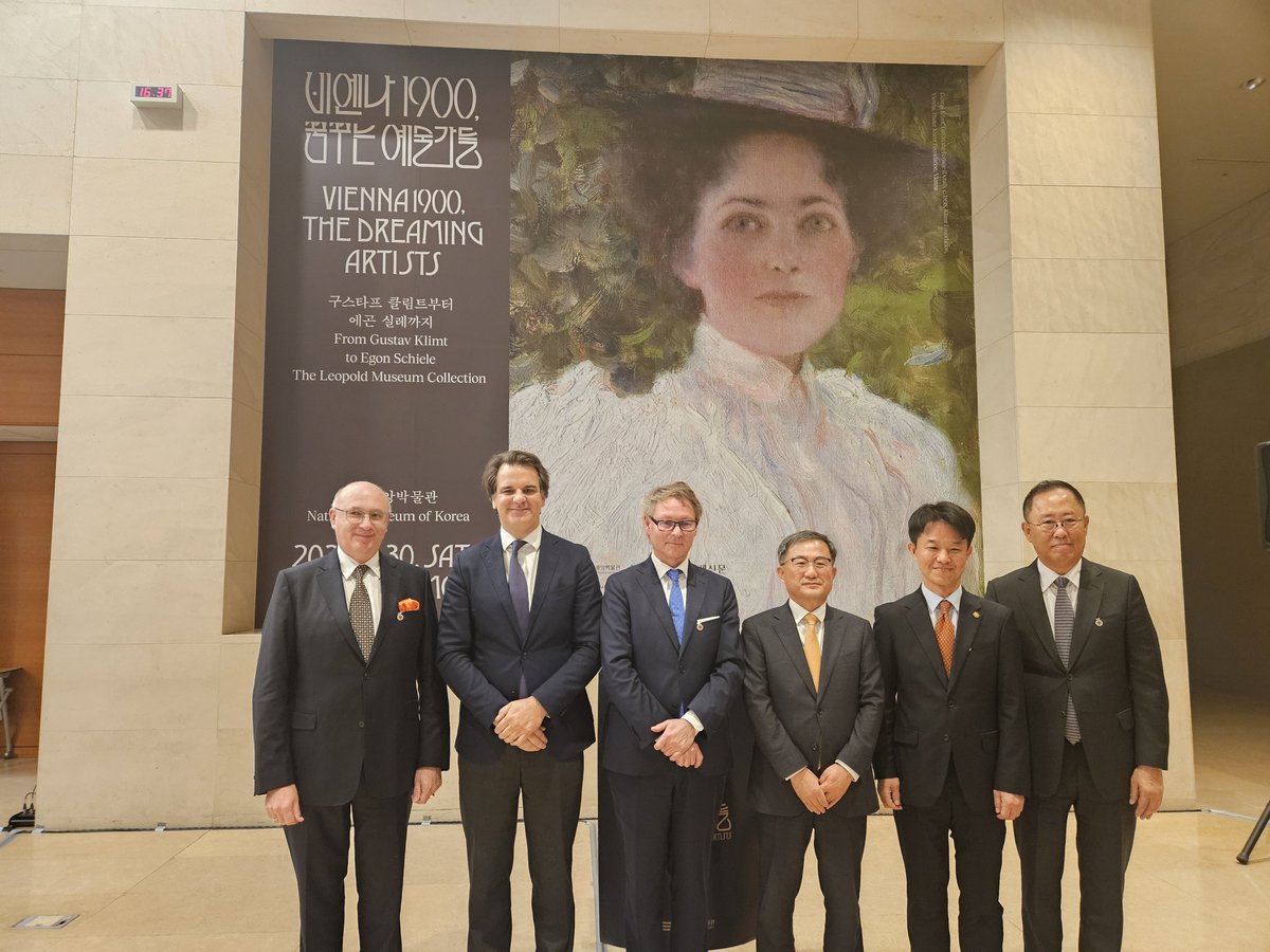 Eröffnung Sonderausstellung "Vienna 1900 - The Dreaming Artists" - From Gustav Klimt to Egon Schiele
30. November 2024 - 3. März 2025
National Museum of Korea, Special Exhibition Hall, Yongsan/Seoul