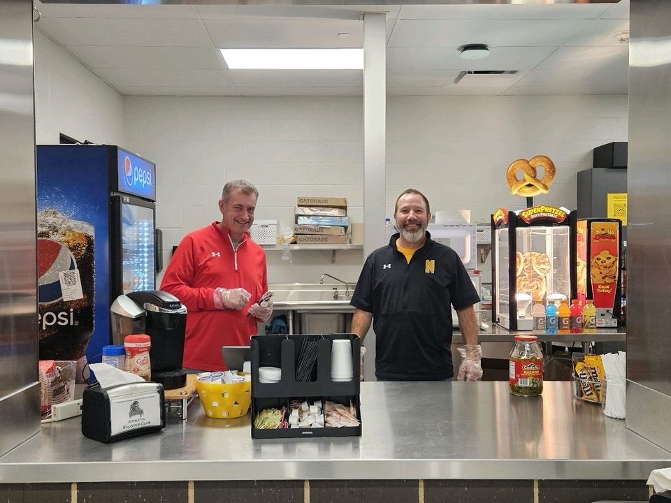 Look who is working the concession stand!! Thanks gentleman.