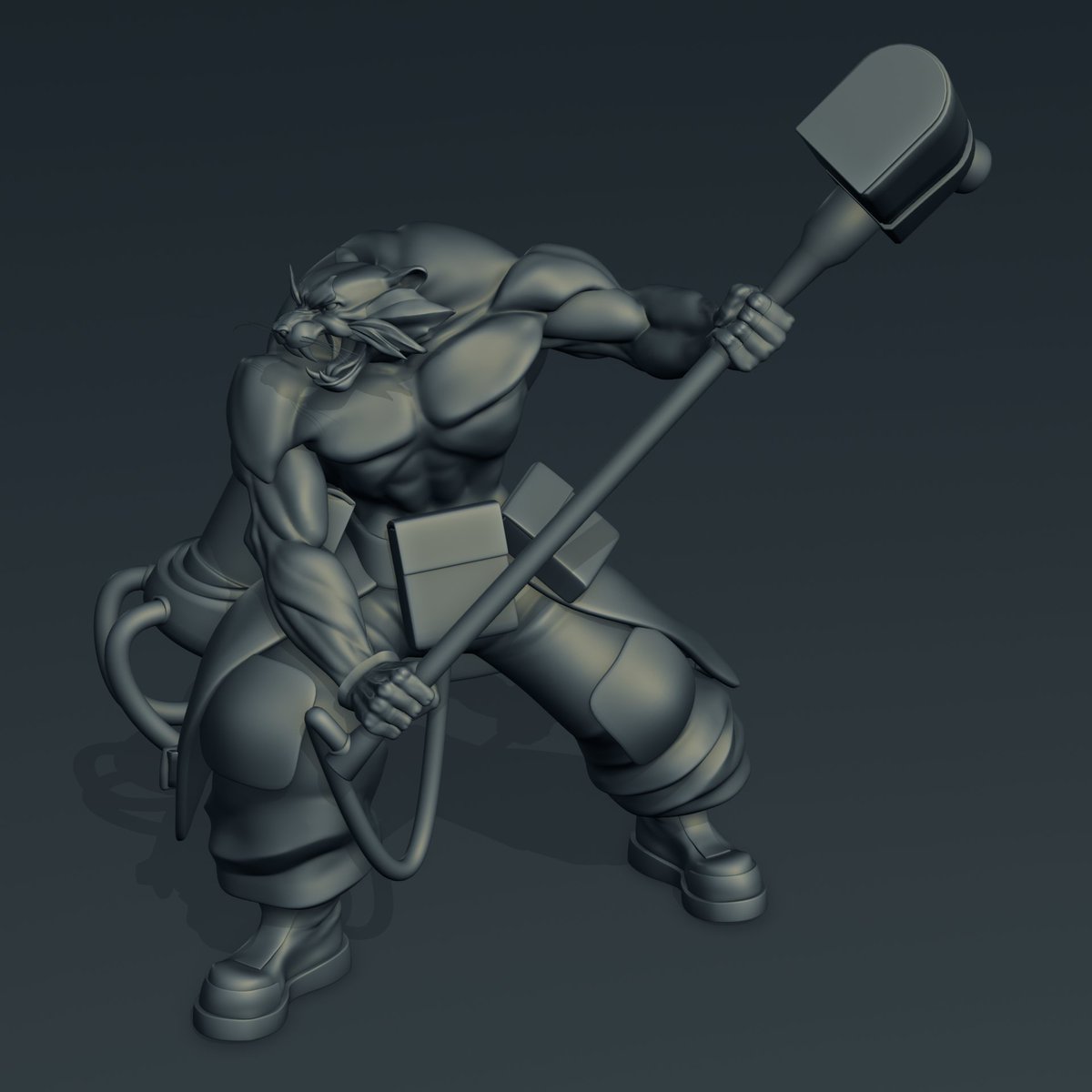 Pav_valseca's tweet photo. Sketch / concept by : Shuai Jiang https://t.co/u1I4KYvV0z

#blender3D #3Db #blendersculpting #sculpting #3dart #3DCG #3D #3Dmodeling #cat #characterart #Practice https://t.co/aEBD95XAuc