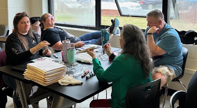 🤟End of 2024 Leadership Team meeting w/policy and best practice review, along w/festive garments, paintings, &amp; jolly good fun! Thanks to Nathan Hester &amp; Donna Hamm, our guest presenters. A swell learning, connecting time was had by all. Bring on 2025!🍀
