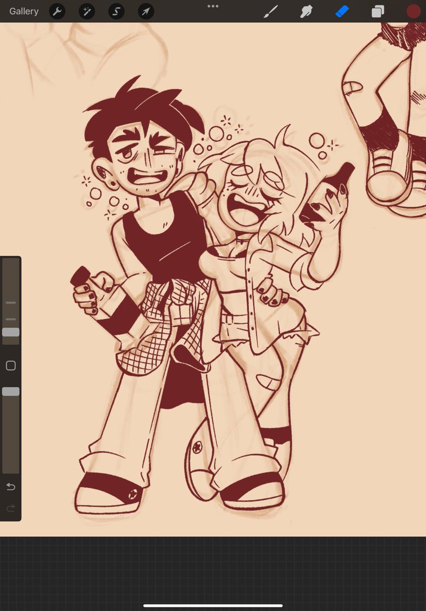 tepidbeans's tweet photo. Drunk idiots #oc https://t.co/7jcHN7VU5R