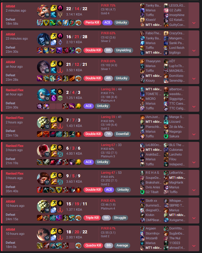 Aram start alles verloren dann Flex alles verloren. darauf nochmal Aram losen, bester Stream o7