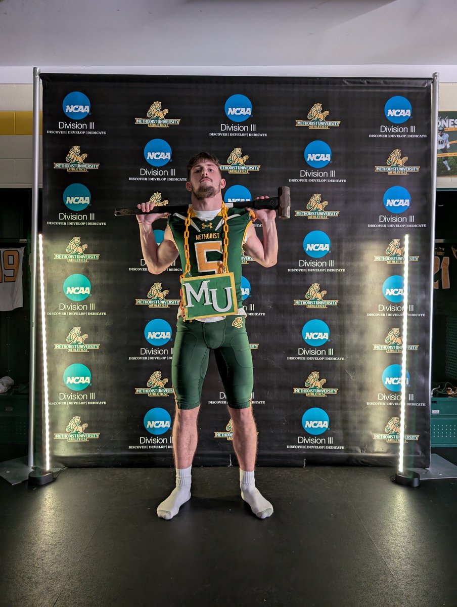 I am blessed to receive my 1st offer from <a href="/Methodist_FB/">Methodist University FB</a>. Thank you for this opportunity. I am very grateful! <a href="/Coach_Fuze/">Tracy Fusilier</a> <a href="/CoachKwill/">Keven Williams</a> <a href="/_coachcccoleman/">Carl C. Coleman</a> <a href="/CoachJWill6/">CoachJWill06</a> 

<a href="/Coach_Lowman/">Trent Lowman</a> <a href="/CoachWhitt72/">Steven Whitt</a> <a href="/weststokesfb/">West Stokes Football</a>