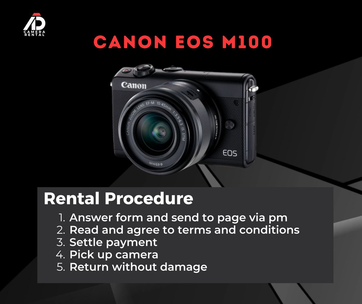 masquer_aide's tweet image. Capture the spirit of the holidays with a smile!

Canon eos m100 for RENT

December - January slots still available 

📌 Pasig area
📌 QC area

We can also meet up around Bulacan/Pampanga this on December 22 onwards. 
#cameraforrent #canoneosm100
