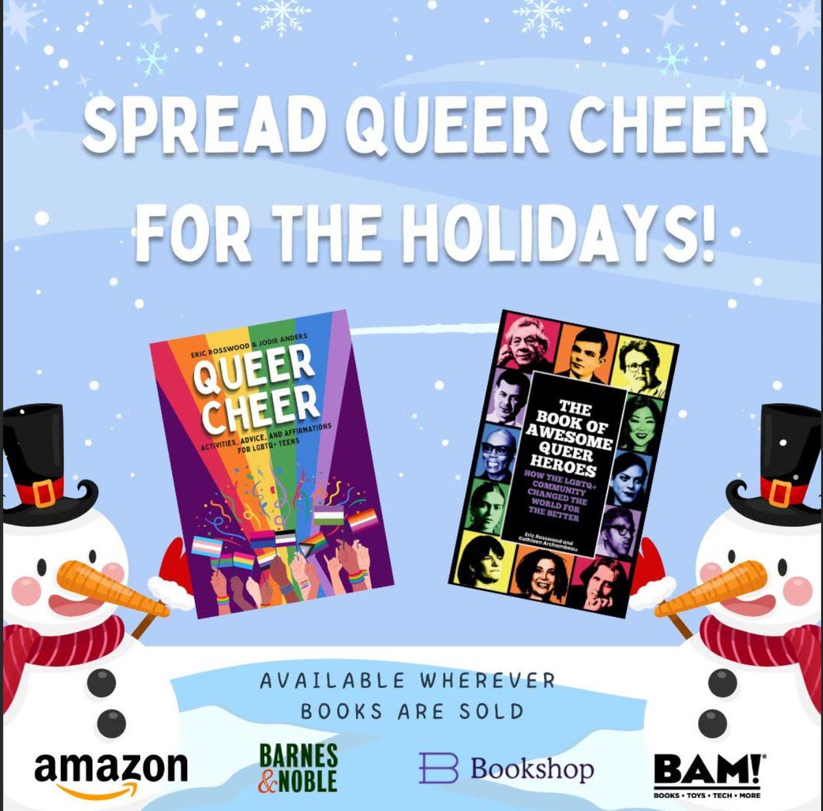 WNBASFChapter's tweet photo. Holly jolly #LGBTQ+ gifts! @LGBT_Activist @KATHLEENARCHAM2 @MangoPublishing @LowerHaightbk #pride #giftsforthem #Cheers https://t.co/lqV4wyyV7K