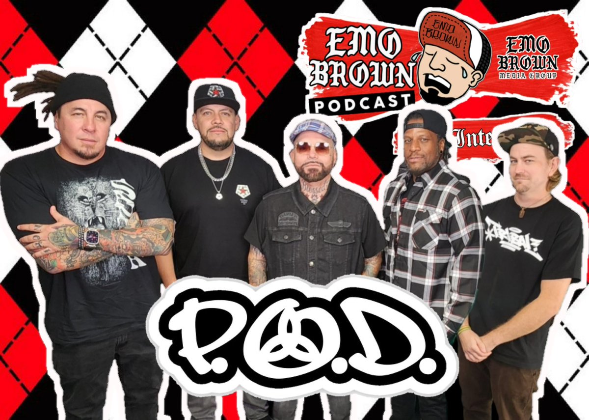 The <a href="/POD/">P.O.D.</a> crew stopped by for a chat…Check out the episode link down below 🫡 
Enjoy!!! <a href="/EmoBrownPodcast/">Emo Brown: The Podcast</a> 

open.spotify.com/episode/0pQoaX…