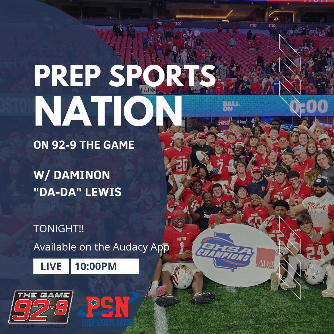 Prep Sports Nation (@ps_nation_) on Twitter photo Thank you #auburnsignee <a href="/SWD_FB/">Southwest Dekalb Football</a> <a href="/yksam17/">⚡️Samuel “SAM” Turner ⚡️</a> for stopping by today. Be sure to tune in 2nite at 10pm on @929thegame for PSN Live w/ @thedlewis4real as he recaps championship week and more! Listen anywhere on the @audacy app! #highschoolsports #prepsportsnation Thank you #auburnsignee <a href="/SWD_FB/">Southwest Dekalb Football</a> <a href="/yksam17/">⚡️Samuel “SAM” Turner ⚡️</a> for stopping by today. Be sure to tune in 2nite at 10pm on @929thegame for PSN Live w/ @thedlewis4real as he recaps championship week and more! Listen anywhere on the @audacy app! #highschoolsports #prepsportsnation