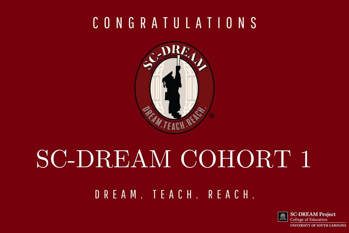 Our hearts are full as we reflect on our SC-DREAM Cohort 1 Kickoff event yesterday evening. We are thrilled to welcome our first cohort and walk alongside them on this new journey!

 #SigningDay #TeacherResidents #KickoffEvent #SCDREAM #richlandone #uofsceducation