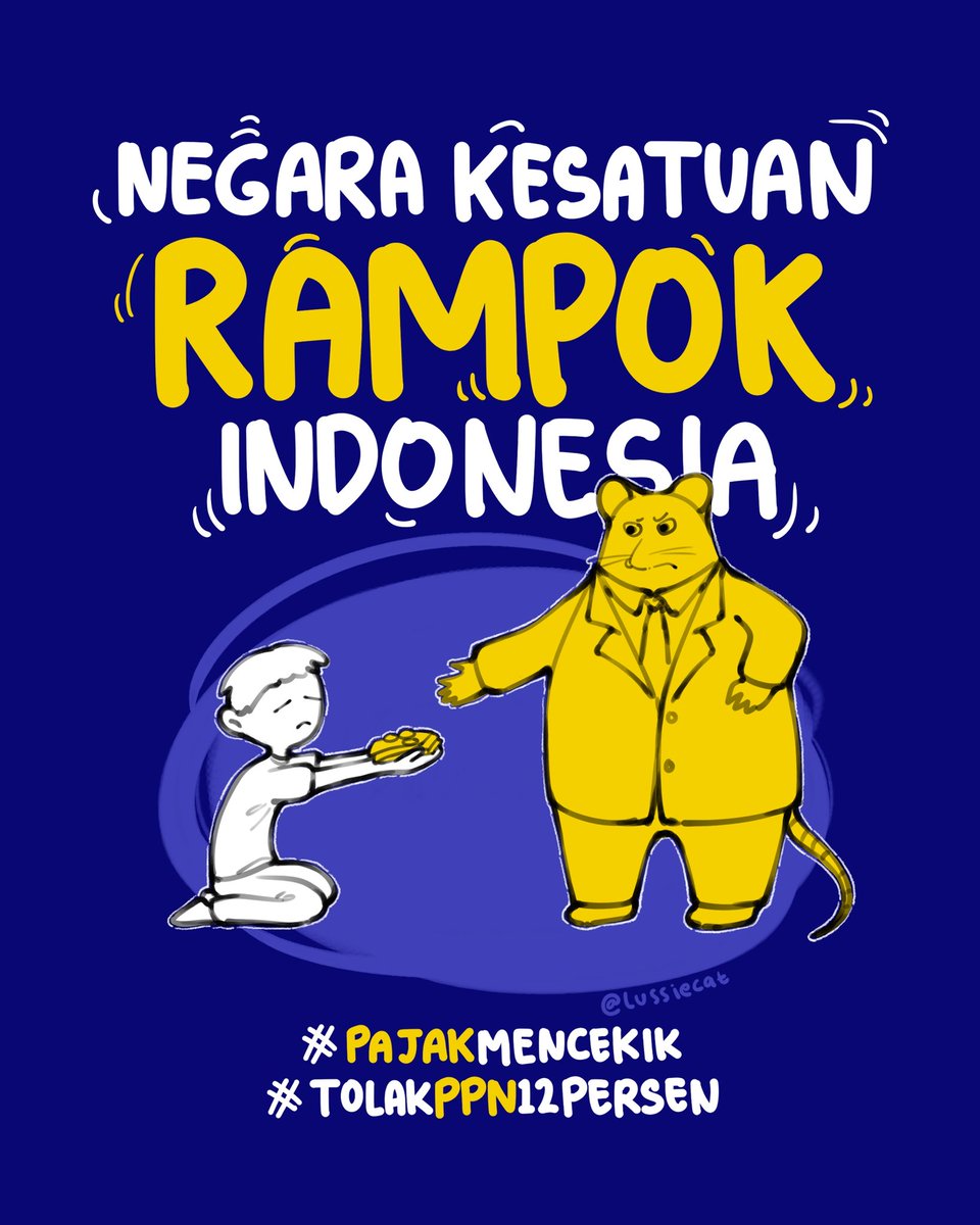 Maaf kalo terlalu frontal, udah muak soalnya.

#TolakPPN12Persen #PajakMencekik