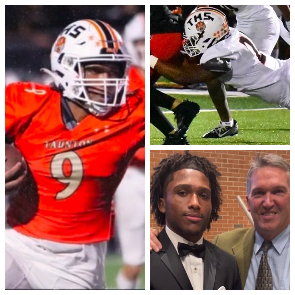 Proud to represent Taunton with our nominee, Elijah Prophete, at the Otto Graham award tonight. Thank you to everyone involved here at GNBVT. Congrats to all of the players and programs recognized.   #gotigers